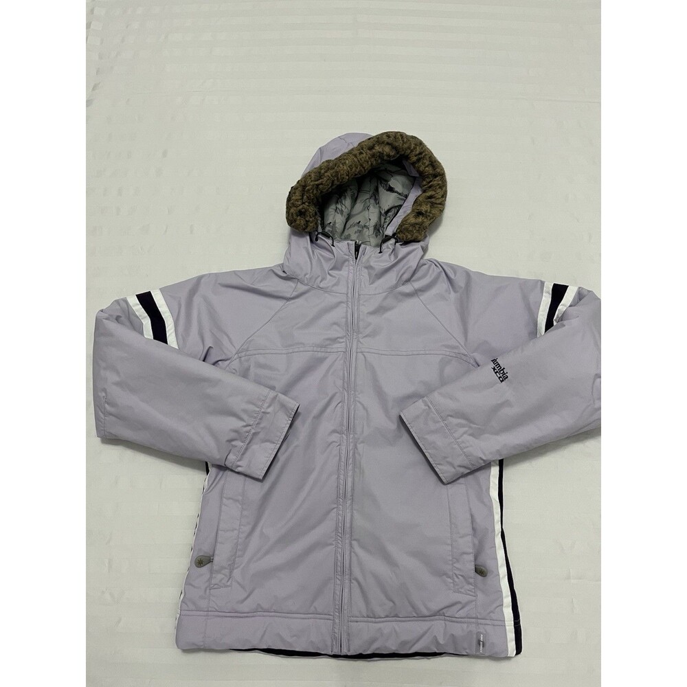 Columbia Storm Dry Women's Winter Ski Jacket Insulated Fur Hood Small SL4101